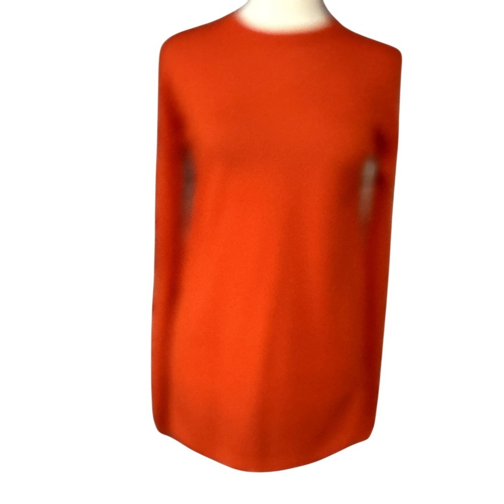 RAEY Sweater Womens XS Orange 100% Cashmere Crew Neck Luxury Pullover